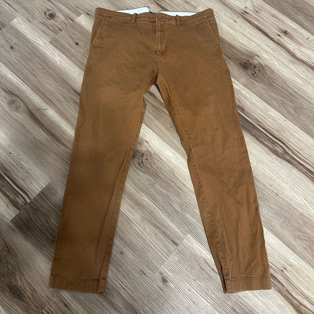 J Crew tan business casual professional 36x32 chino slacks